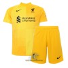 Officiële Voetbalshirt + Korte Broek Doelman Liverpool Uit 2021-22 - Kids